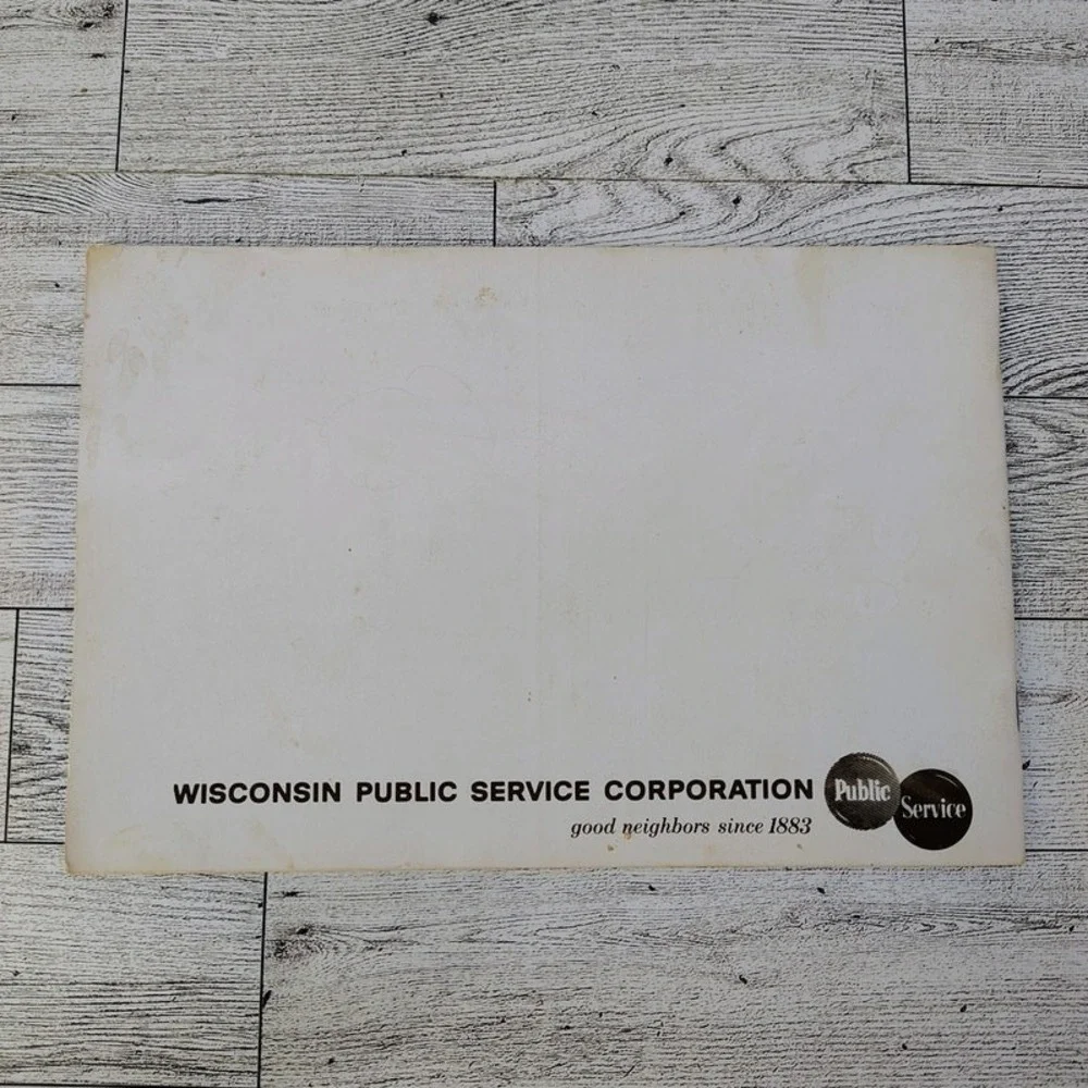Holiday Delights Cookbook WPS‎ Electric Company Wisconsin Vtg 60s Promo Booklet